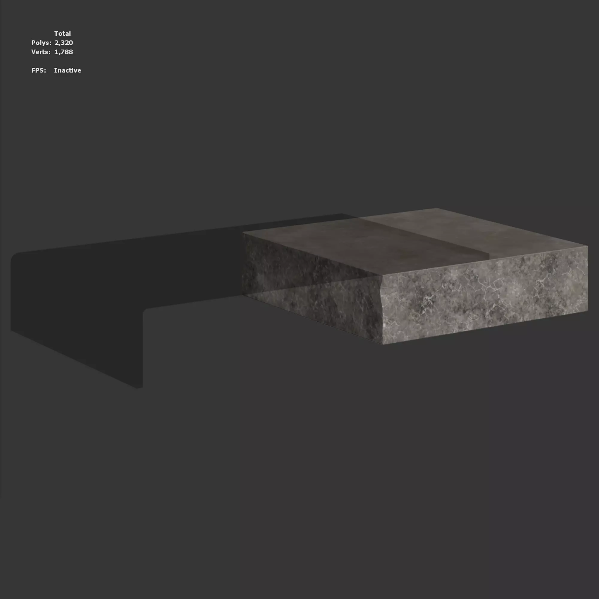 Postmodern Nesting Coffee Table 3D model_7
