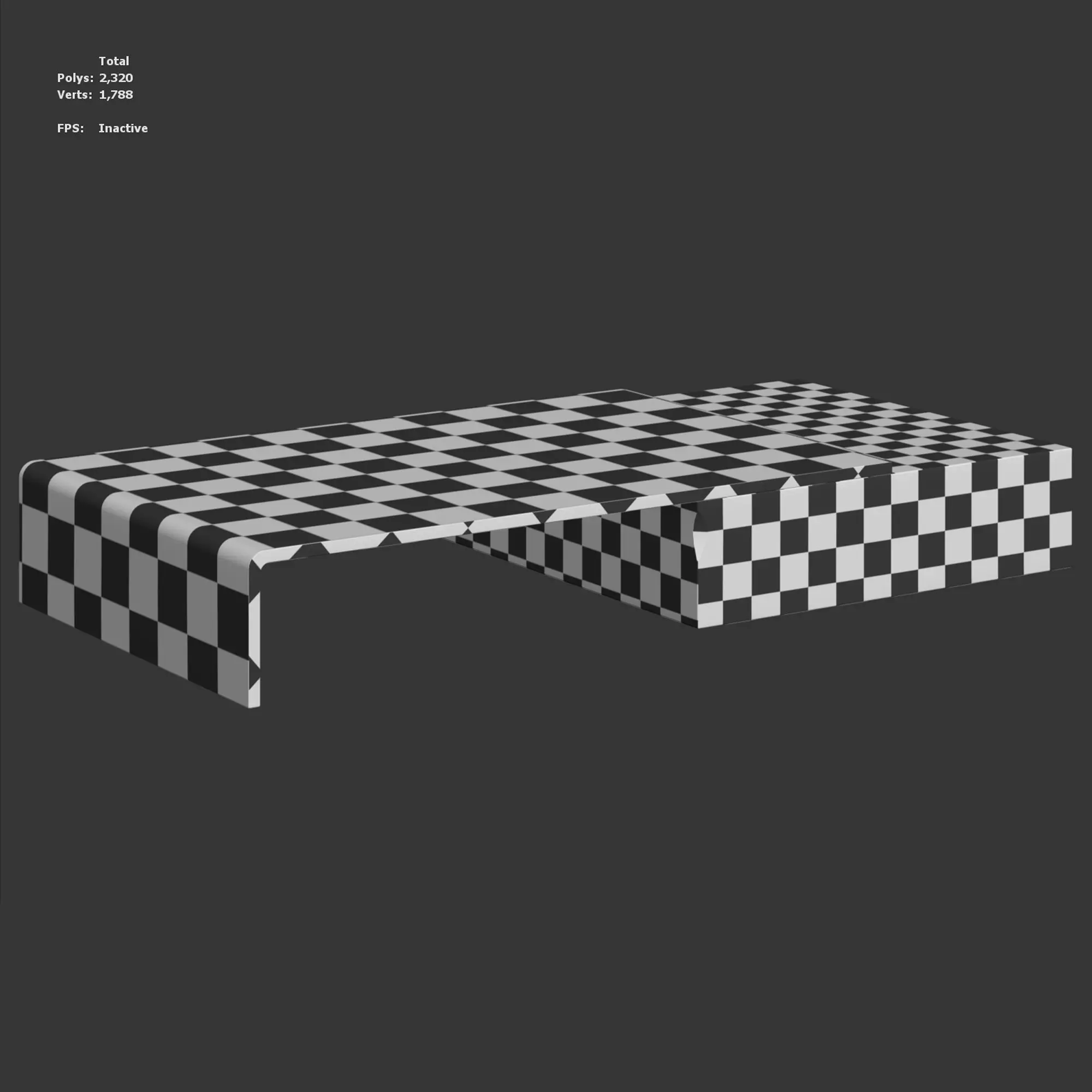 Postmodern Nesting Coffee Table 3D model_4