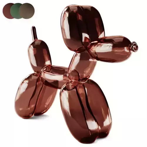 Balloon Dog Pop Art Sculpture 