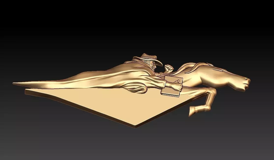 North Carolina Wesleyan Battling Bishop LOGO 3D print model_6