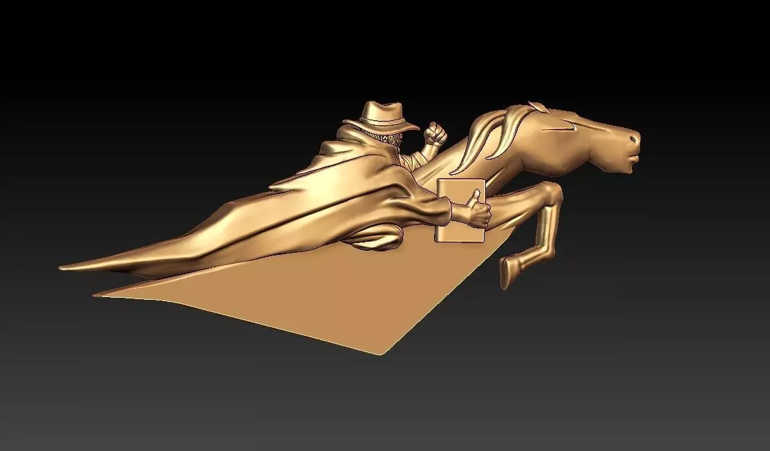 North Carolina Wesleyan Battling Bishop LOGO 3D print model_4