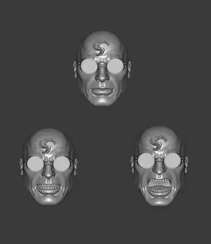 MARVEL X-MEN STRONG GUY EXPRESSIONS 3-PACK HEADSCULPT