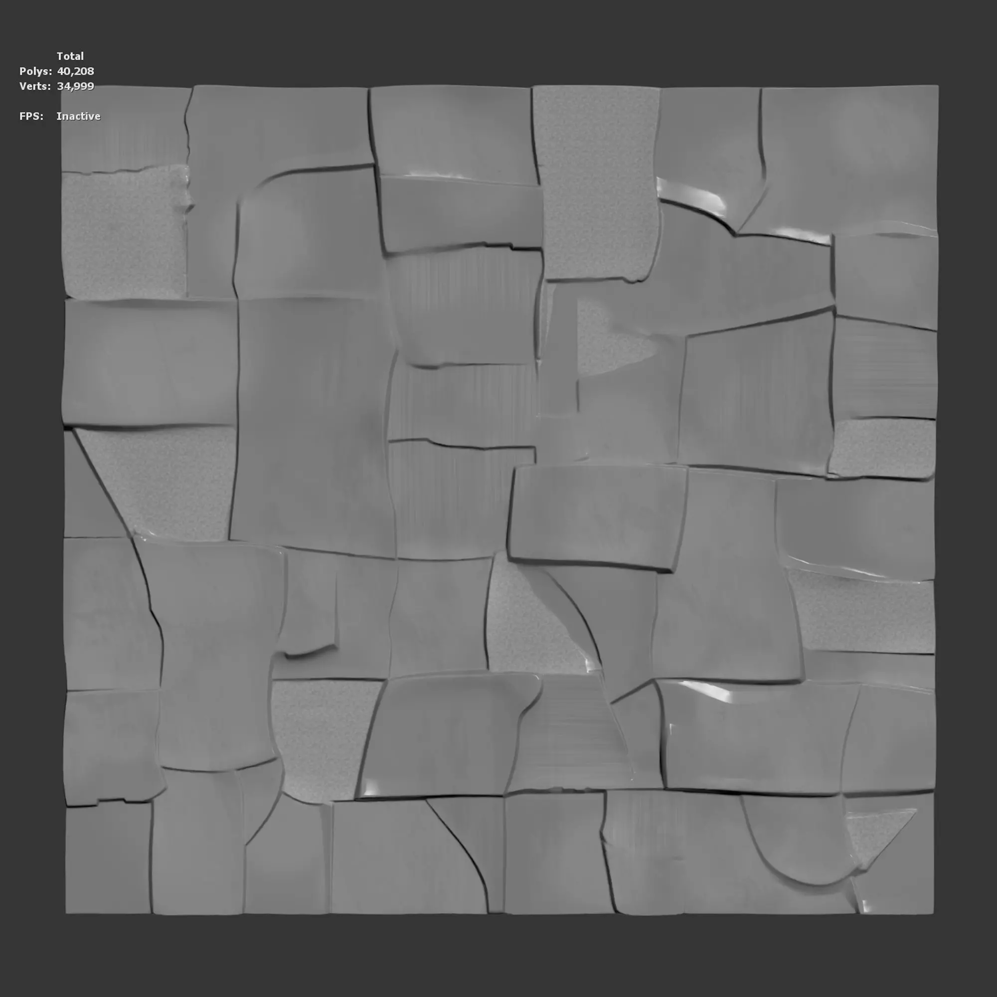 Wall Decor Frame 3D model_2