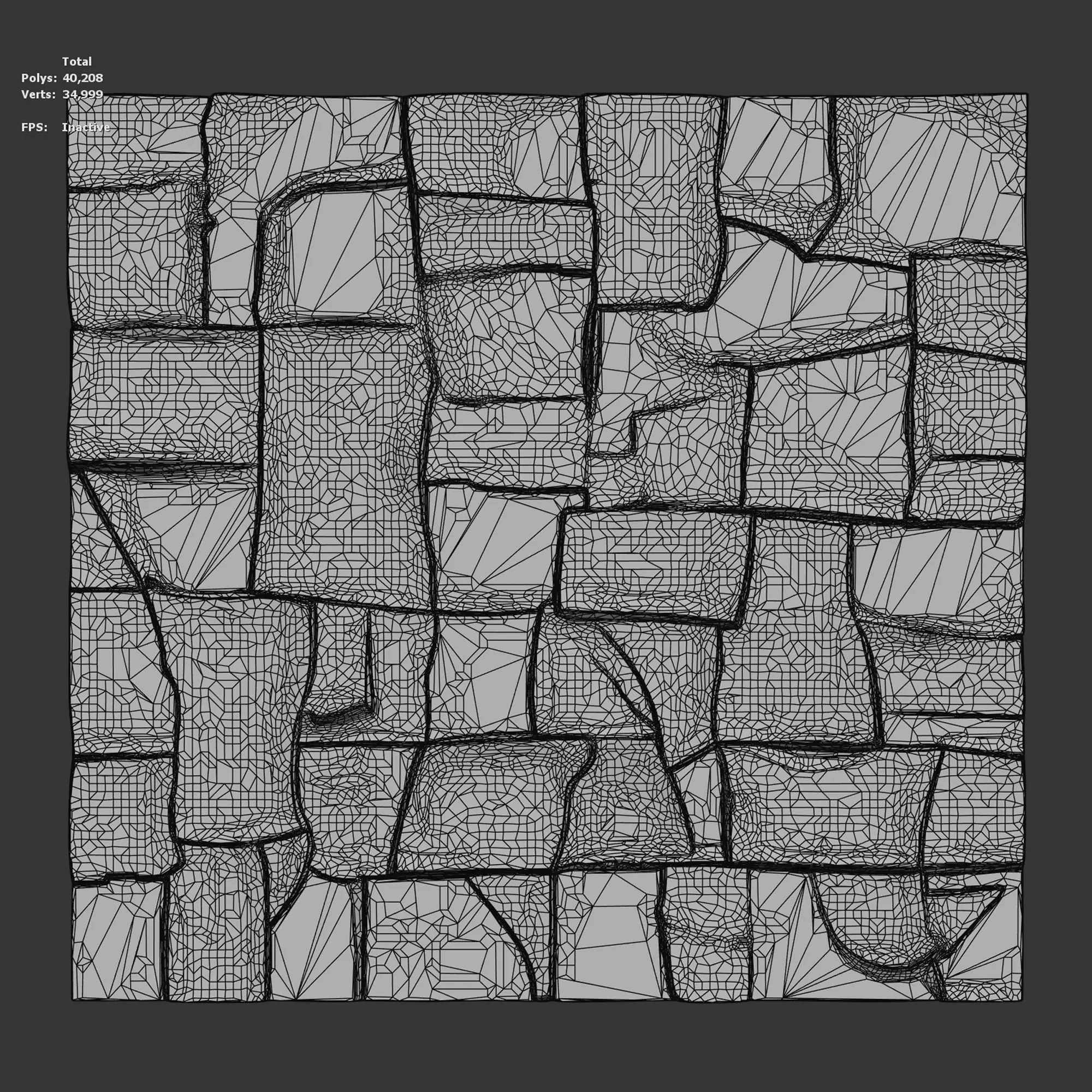 Wall Decor Frame 3D model_4