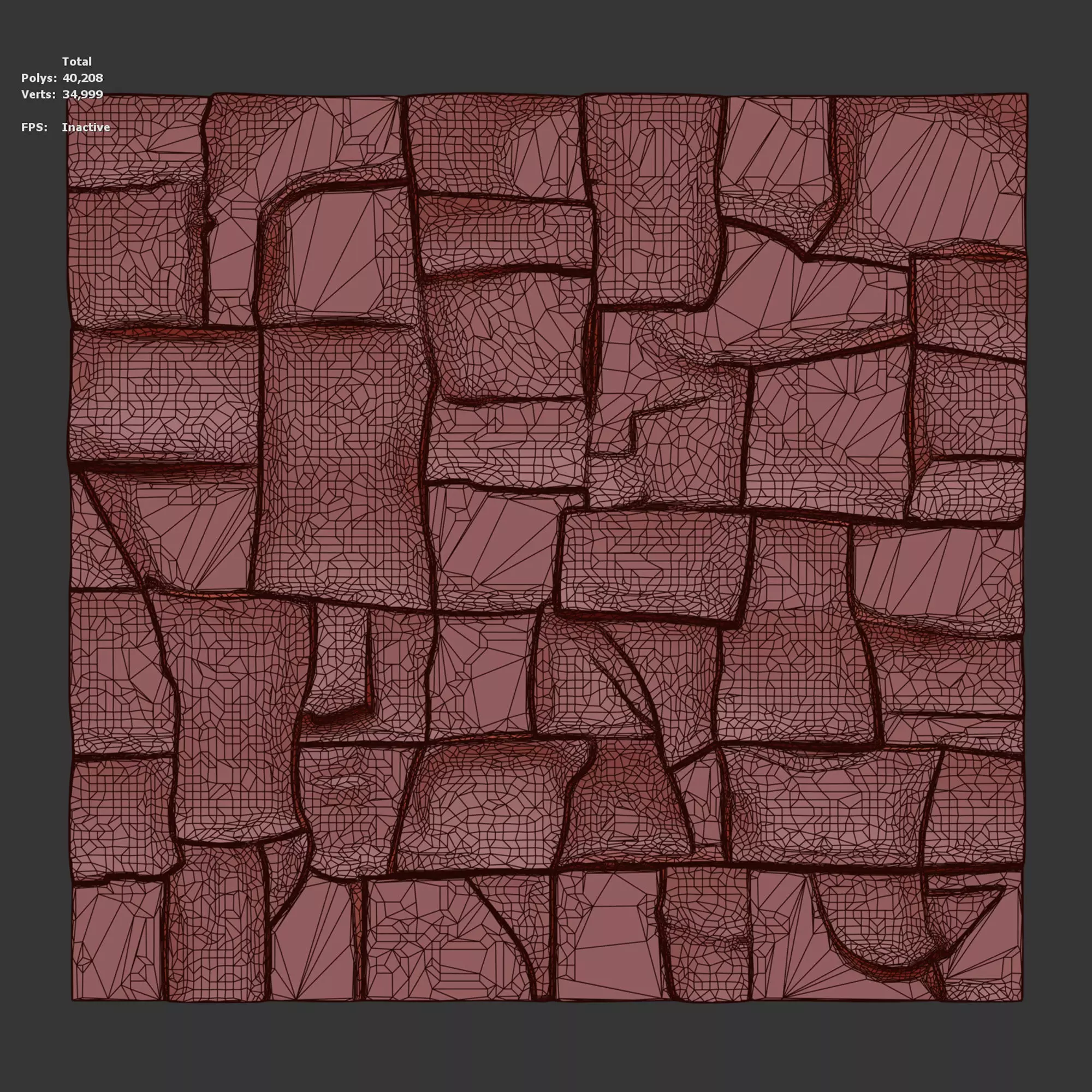 Wall Decor Frame 3D model_5