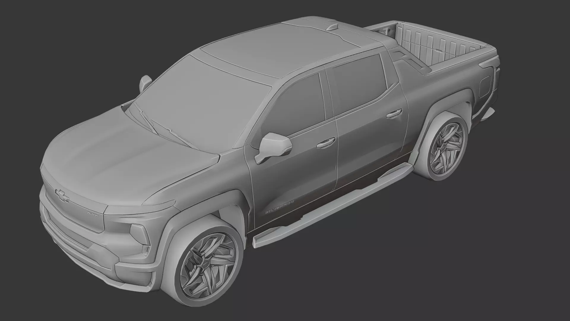 Chevrolet Silverado EV RST 3D print model