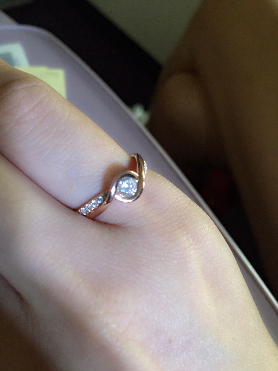 DIAMOND RING NOT BOOLEAN 3D print model_3