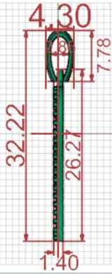 Two tone Angel Wing stl 3dm Pendant with Diamonds jp0358 3D print model_22