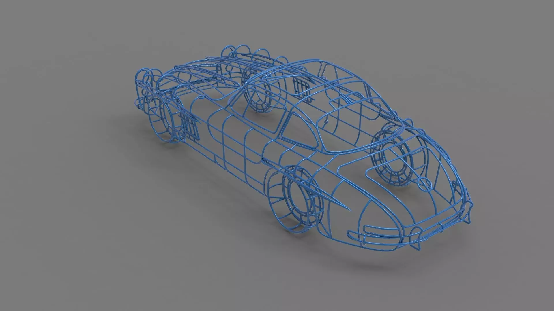 Mercedes-Benz 300 SL 3D print model_4