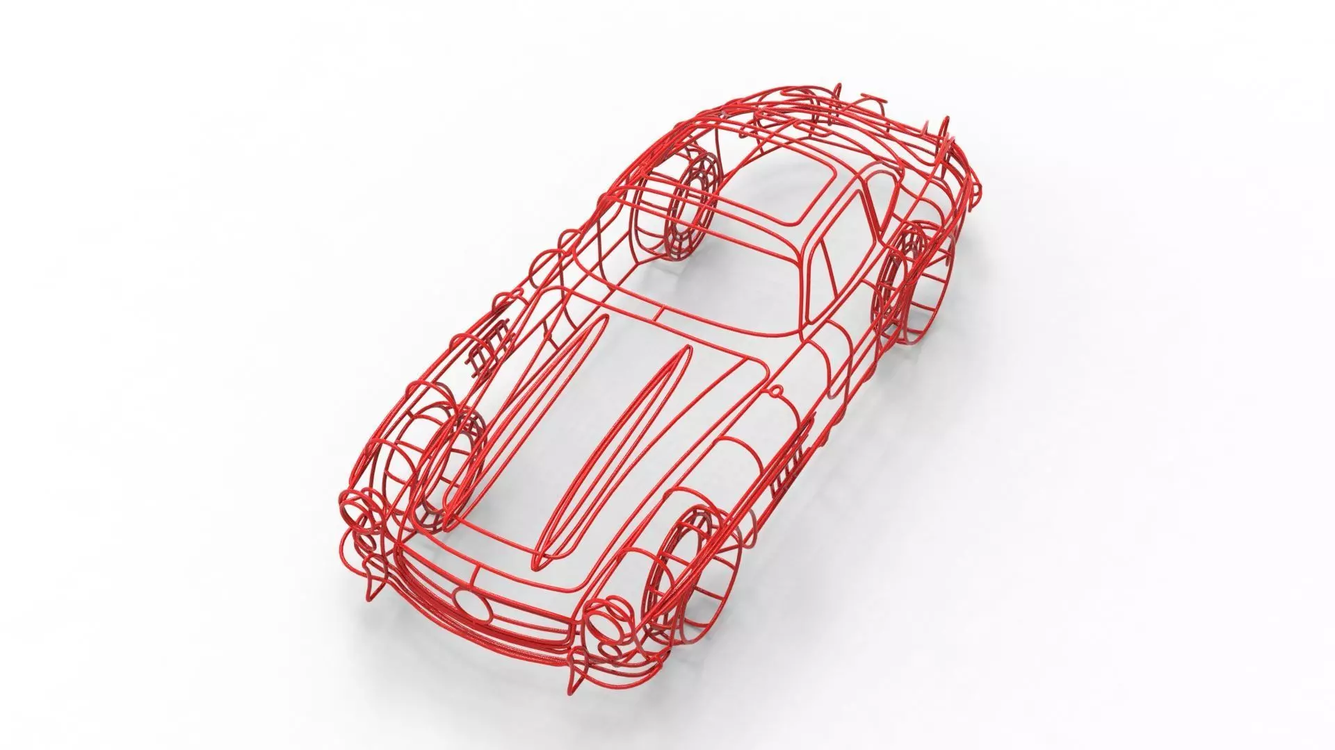 Mercedes-Benz 300 SL 3D print model_3