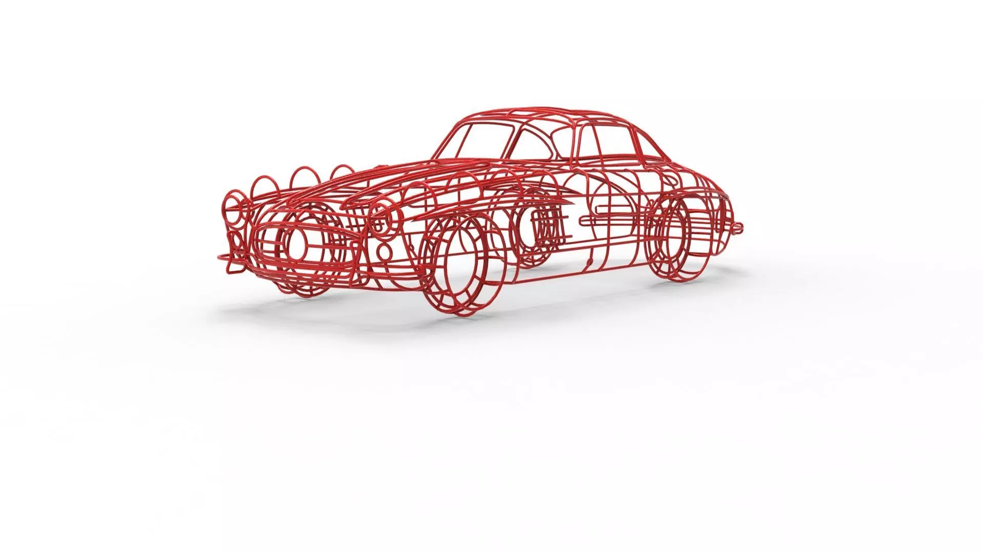 Mercedes-Benz 300 SL 3D print model_5