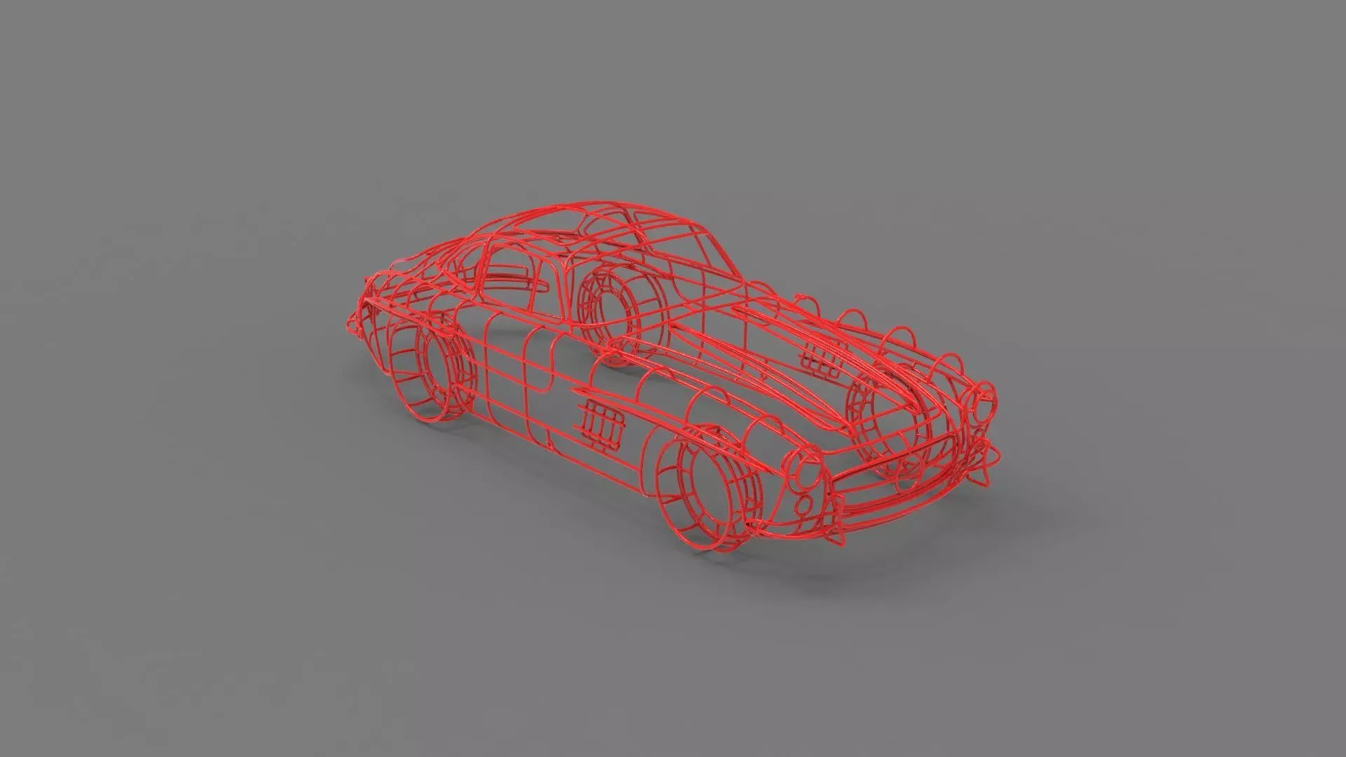 Mercedes-Benz 300 SL 3D print model_9