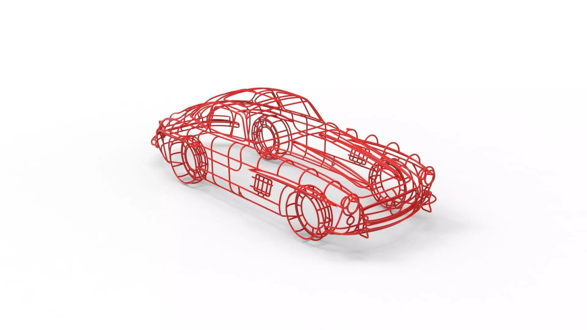 Mercedes-Benz 300 SL 3D print model_8