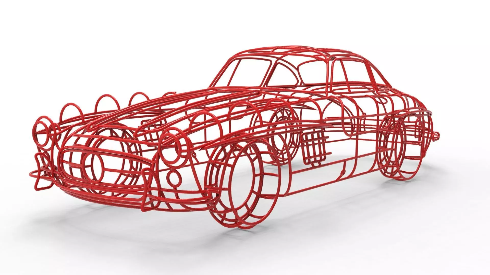 Mercedes-Benz 300 SL 3D print model_7