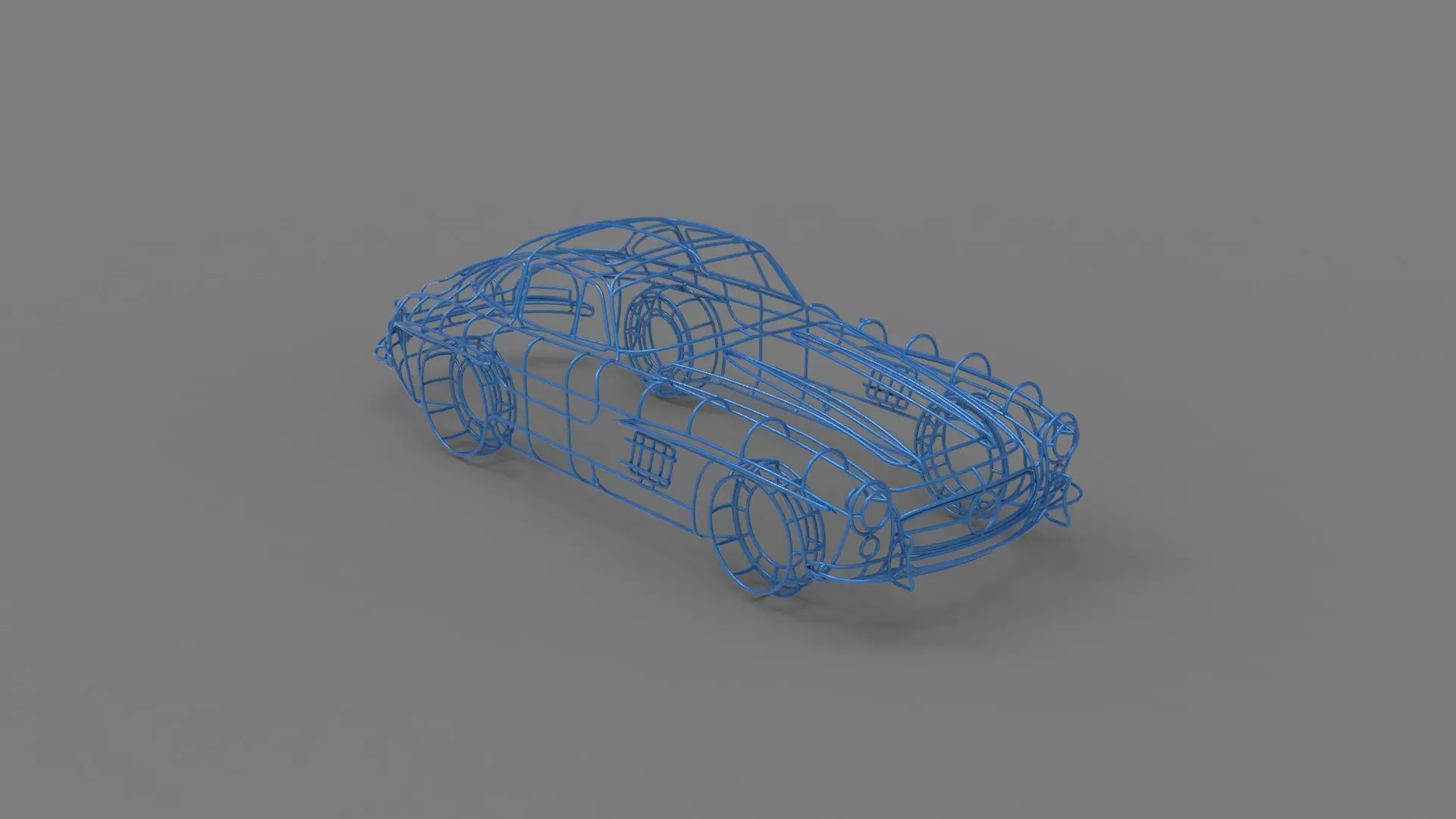 Mercedes-Benz 300 SL 3D print model_10