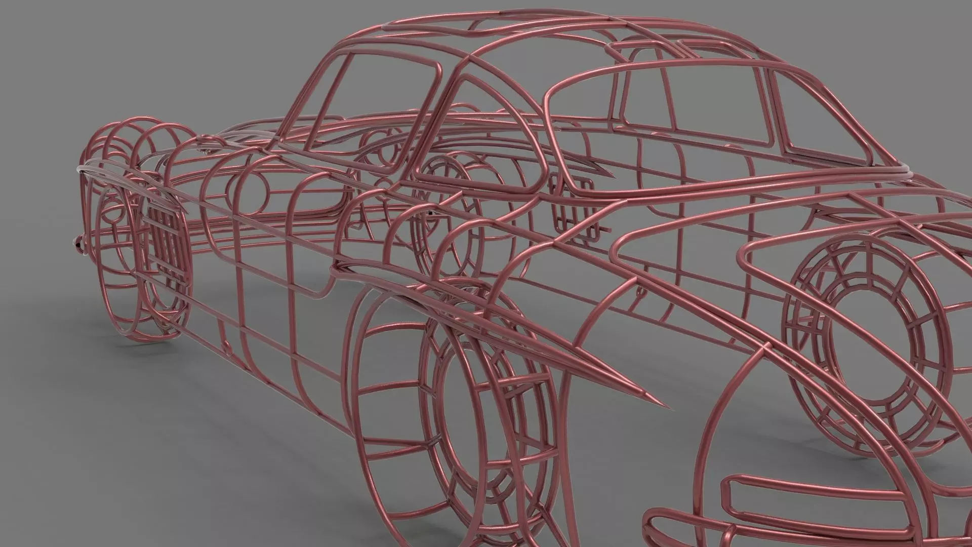 Mercedes-Benz 300 SL 3D print model_2