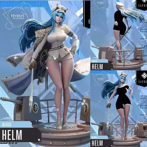 Helm from Nikke Goddess Of Victory Commercial Package 