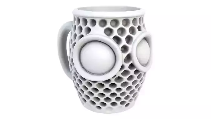 Honeycomb mug