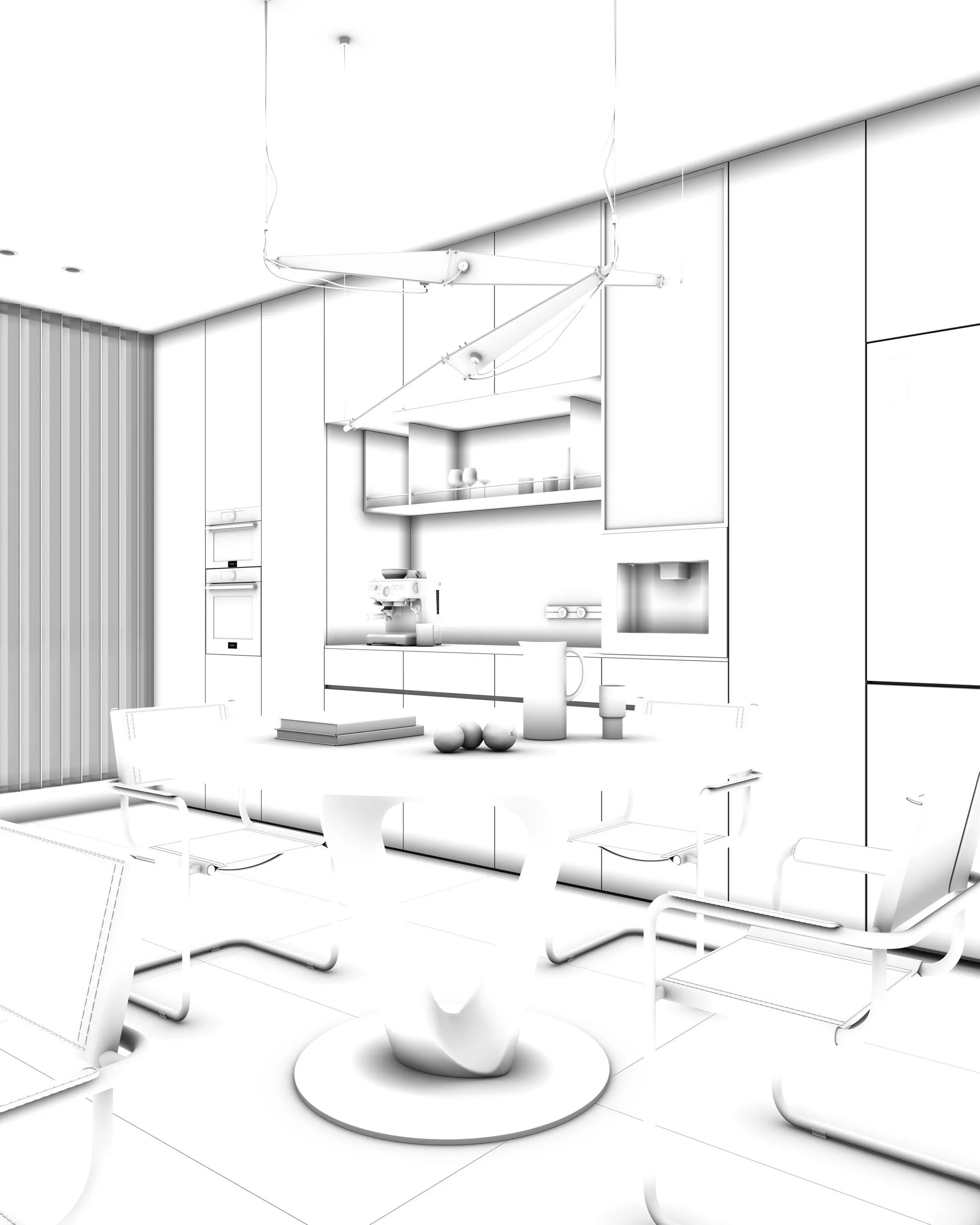 Living room 3D model 3D model_7