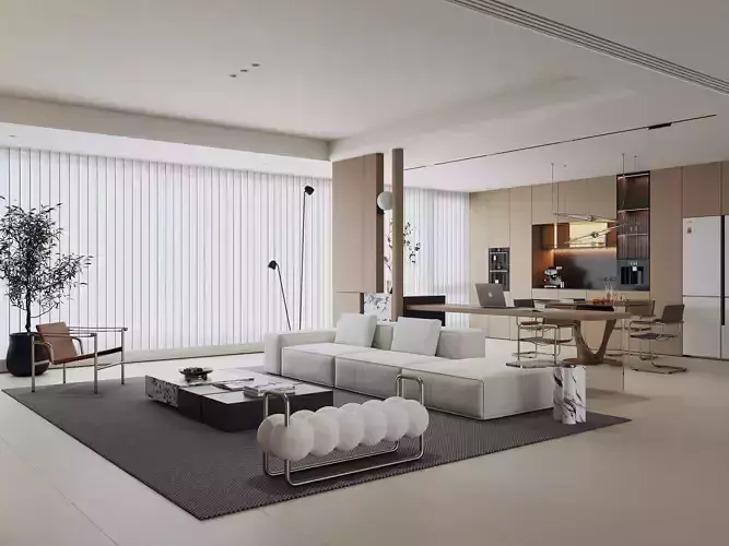 Living room 3D model