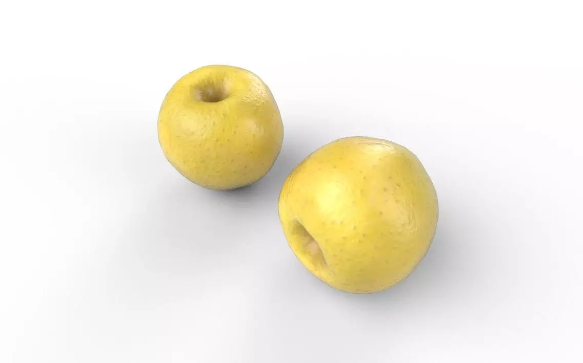 Apple M02 Low-poly 3D model_5