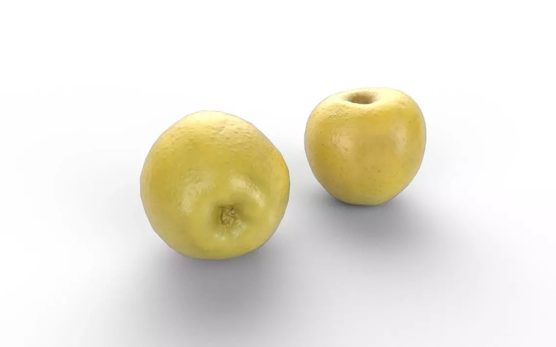 Apple M02 Low-poly 3D model_6