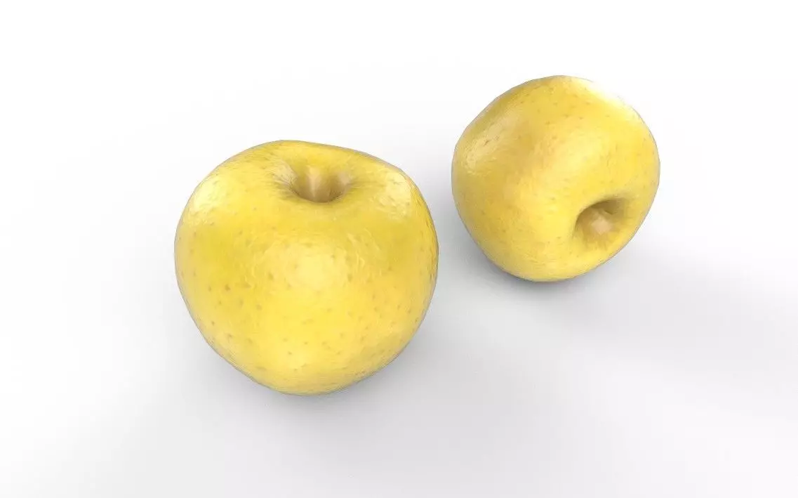 Apple M02 Low-poly 3D model_0