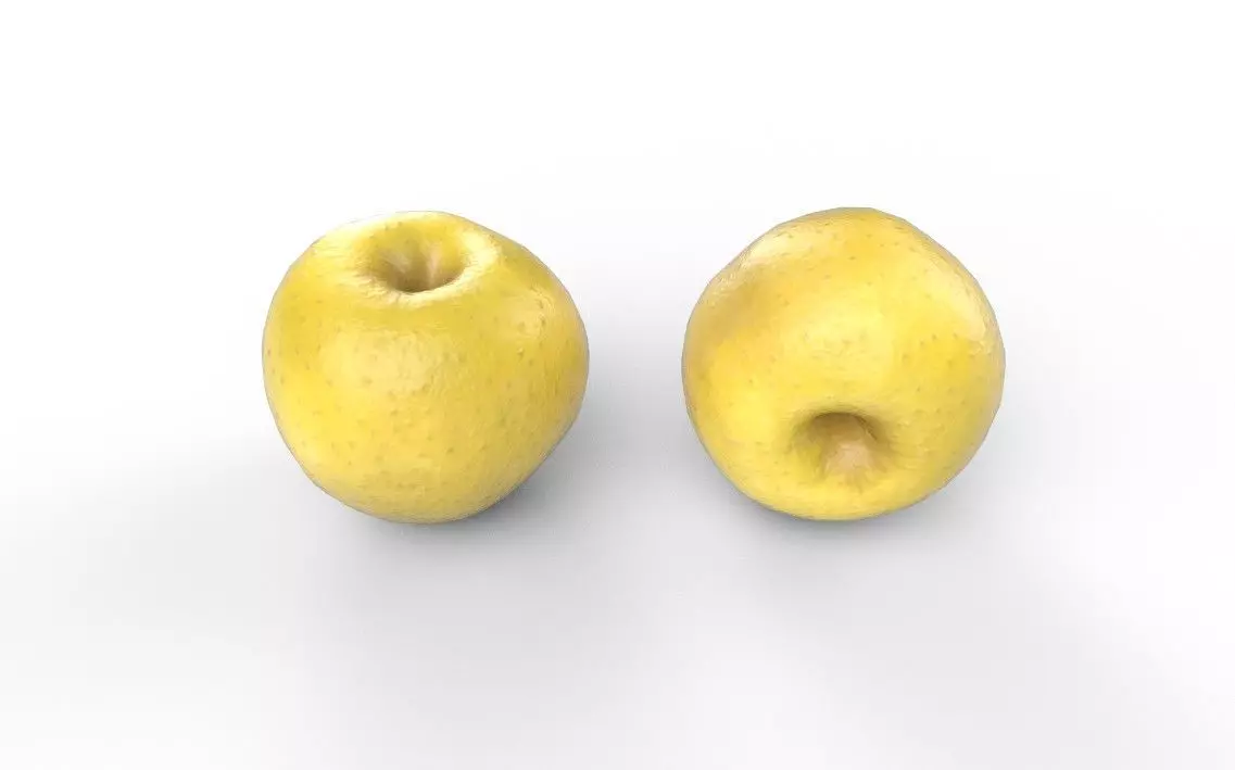 Apple M02 Low-poly 3D model_4