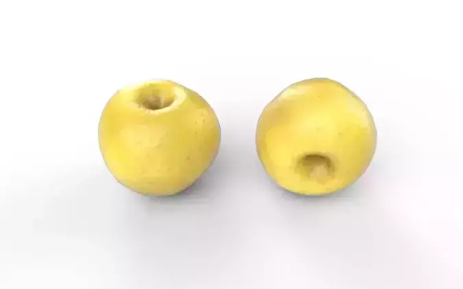 Apple M02 Low-poly 3D model 5