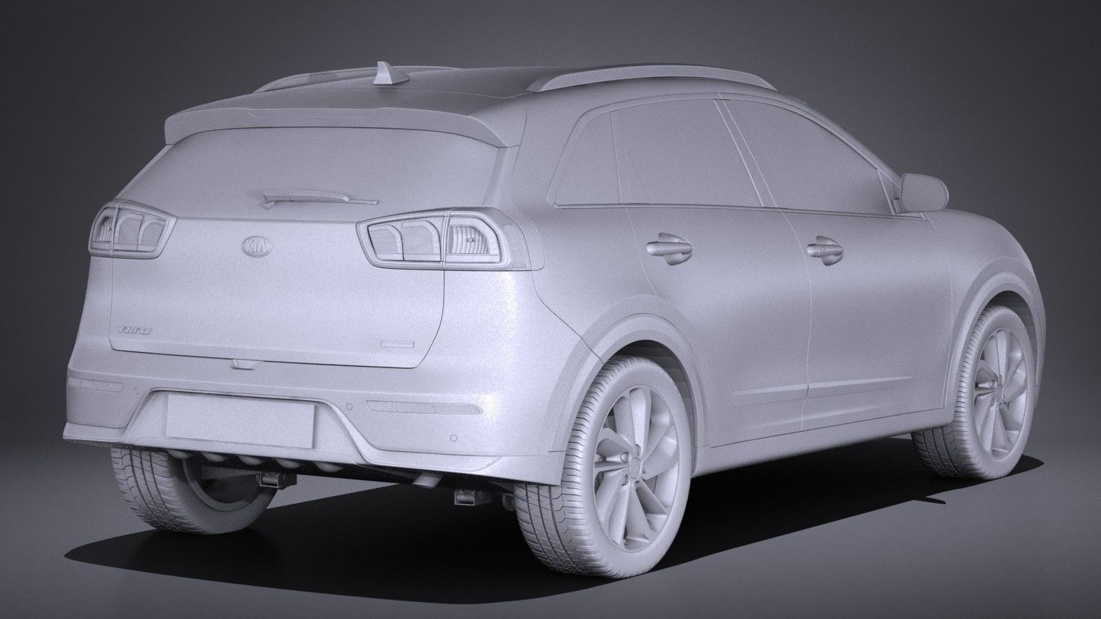 Kia Niro 2017 3D model_11