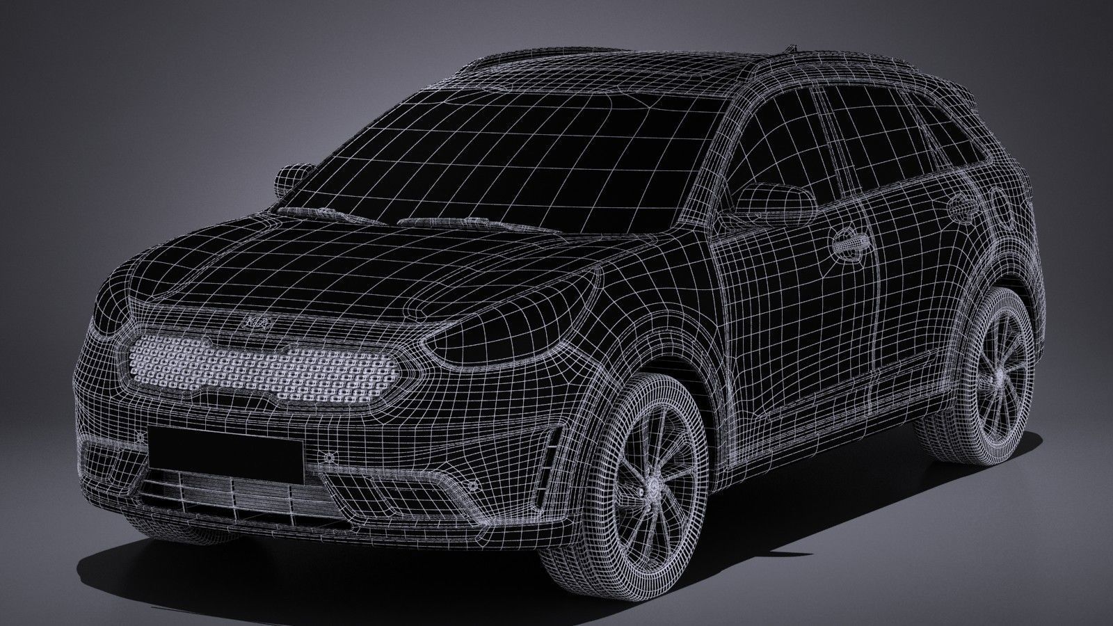 Kia Niro 2017 3D model_15