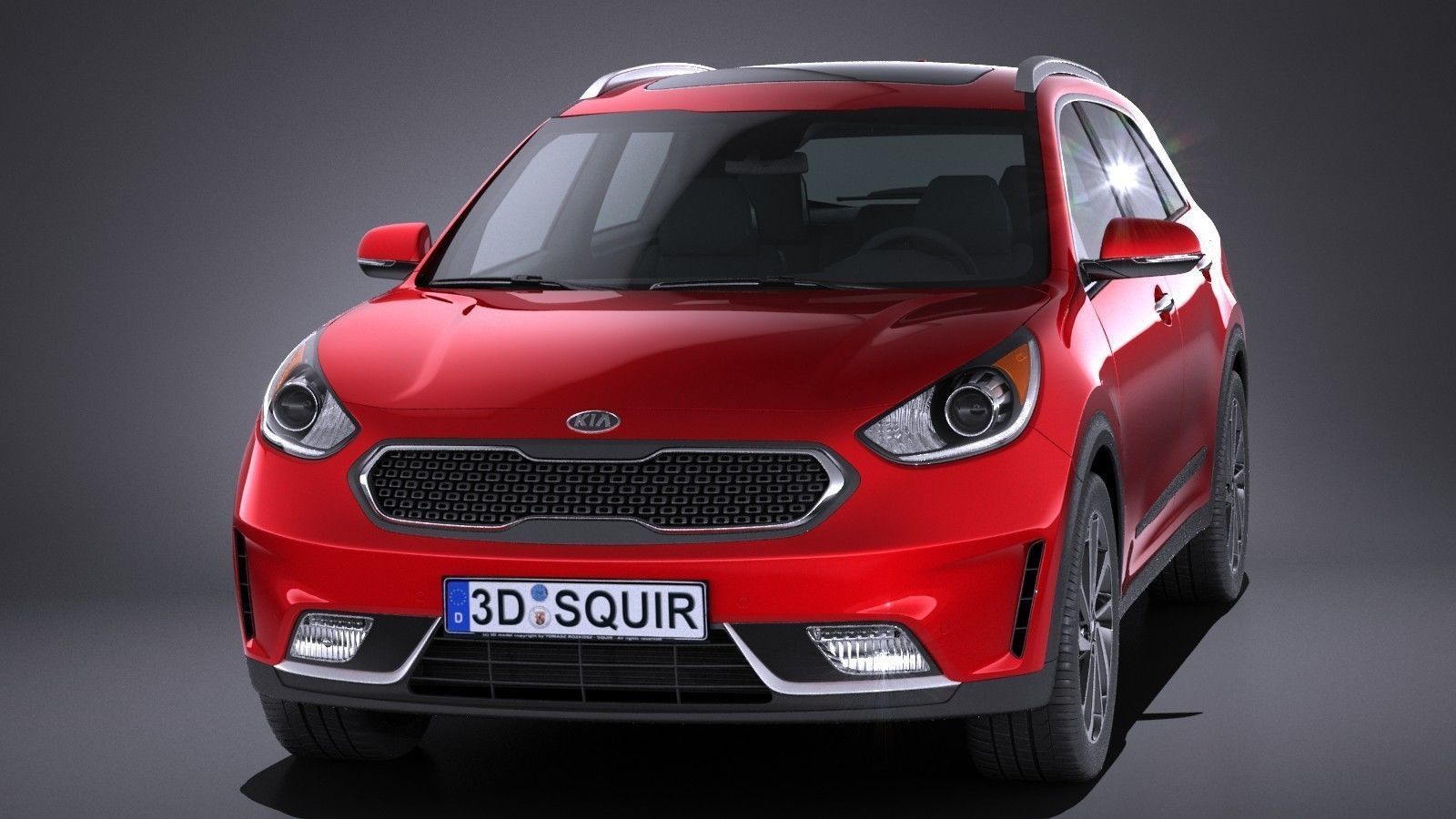 Kia Niro 2017 3D model_1