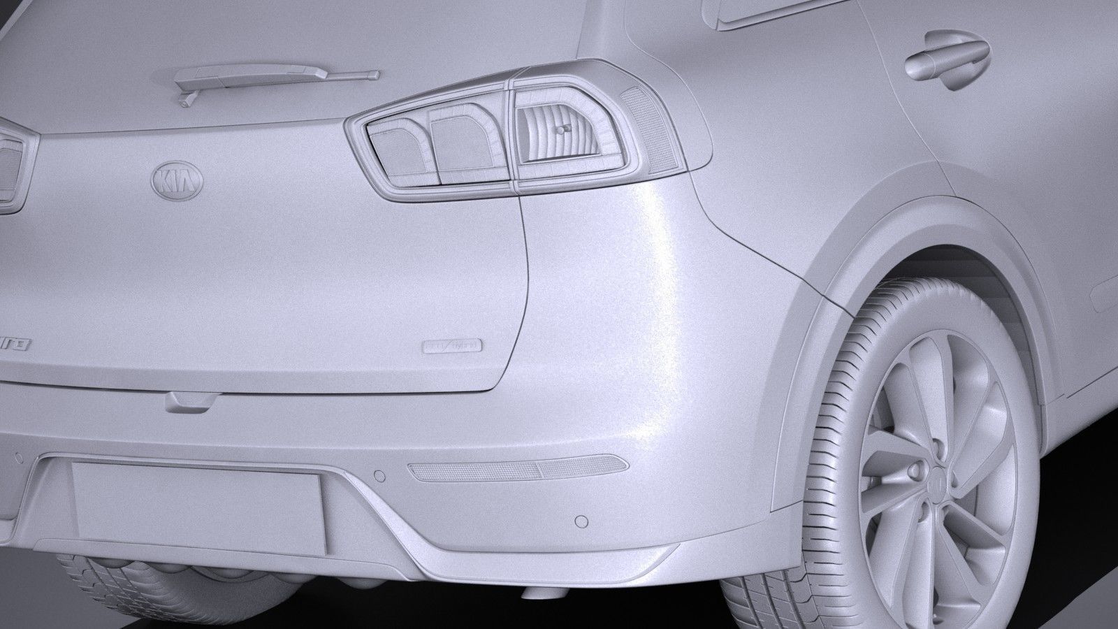Kia Niro 2017 3D model_10