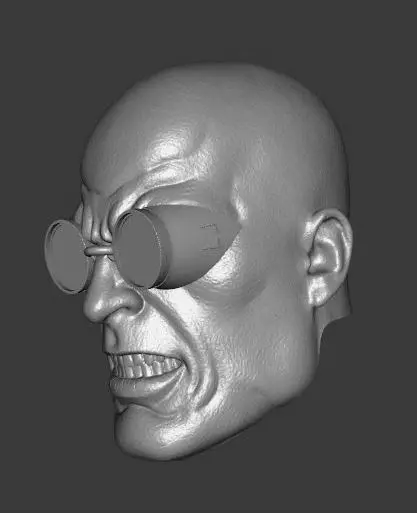 DC MISTER FREEZE FROM BATMAN EXPRESSIONS 3-PACK HEADSCULPT 3D print model_6