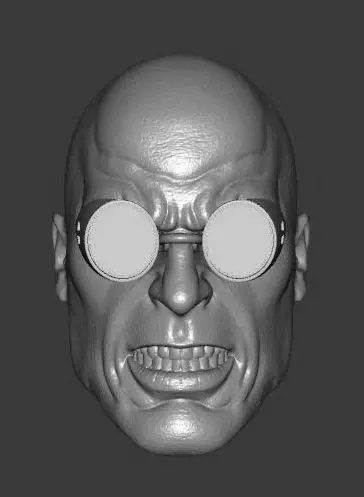 DC MISTER FREEZE FROM BATMAN EXPRESSIONS 3-PACK HEADSCULPT 3D print model_4