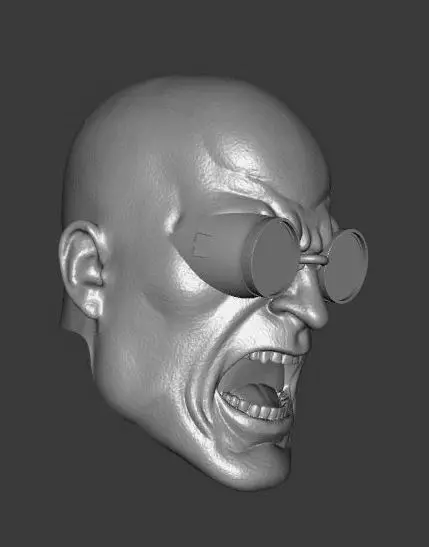 DC MISTER FREEZE FROM BATMAN EXPRESSIONS 3-PACK HEADSCULPT 3D print model_8