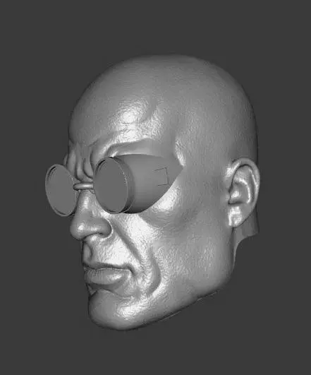 DC MISTER FREEZE FROM BATMAN EXPRESSIONS 3-PACK HEADSCULPT 3D print model_3