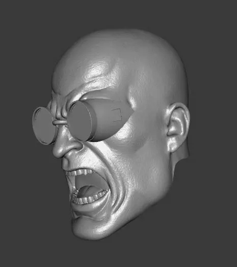 DC MISTER FREEZE FROM BATMAN EXPRESSIONS 3-PACK HEADSCULPT 3D print model_9