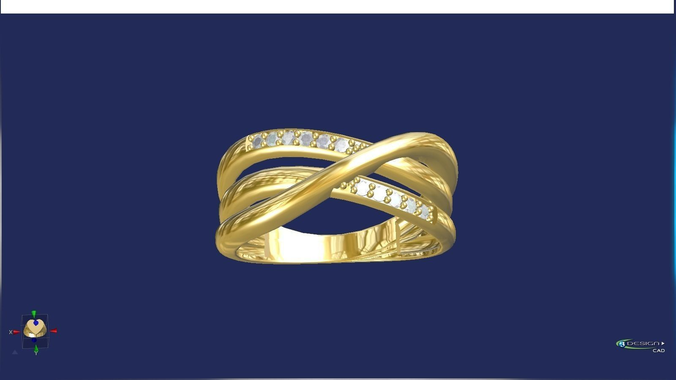 Crossover ring 3D print model