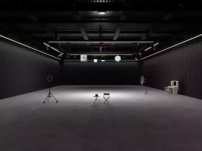 Hangar Photo Studio interior scene