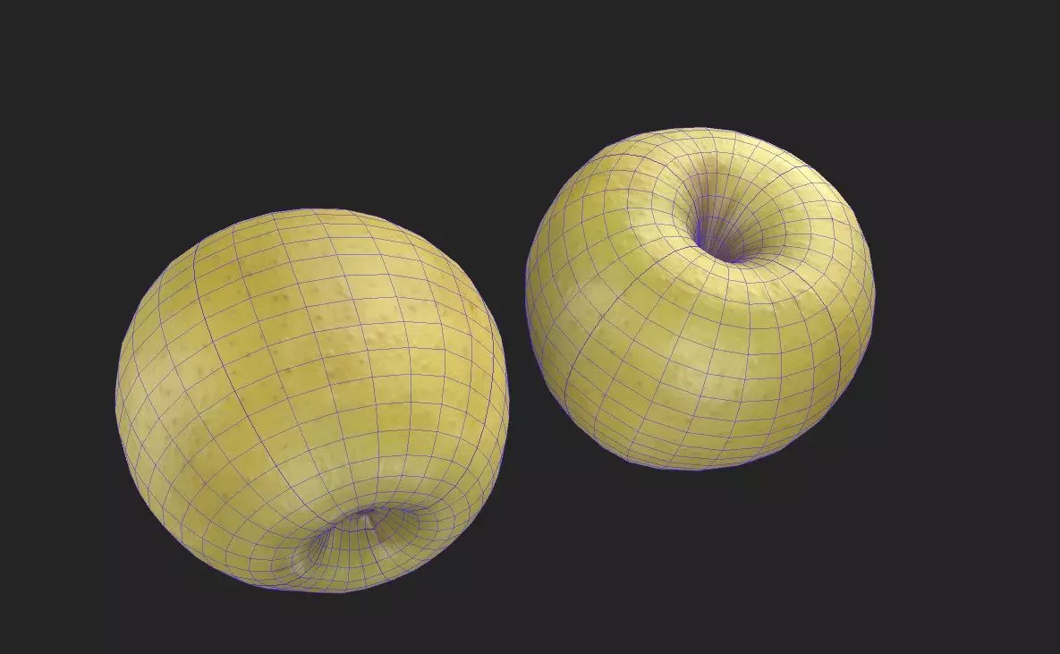 Apple M03 Low-poly 3D model_7