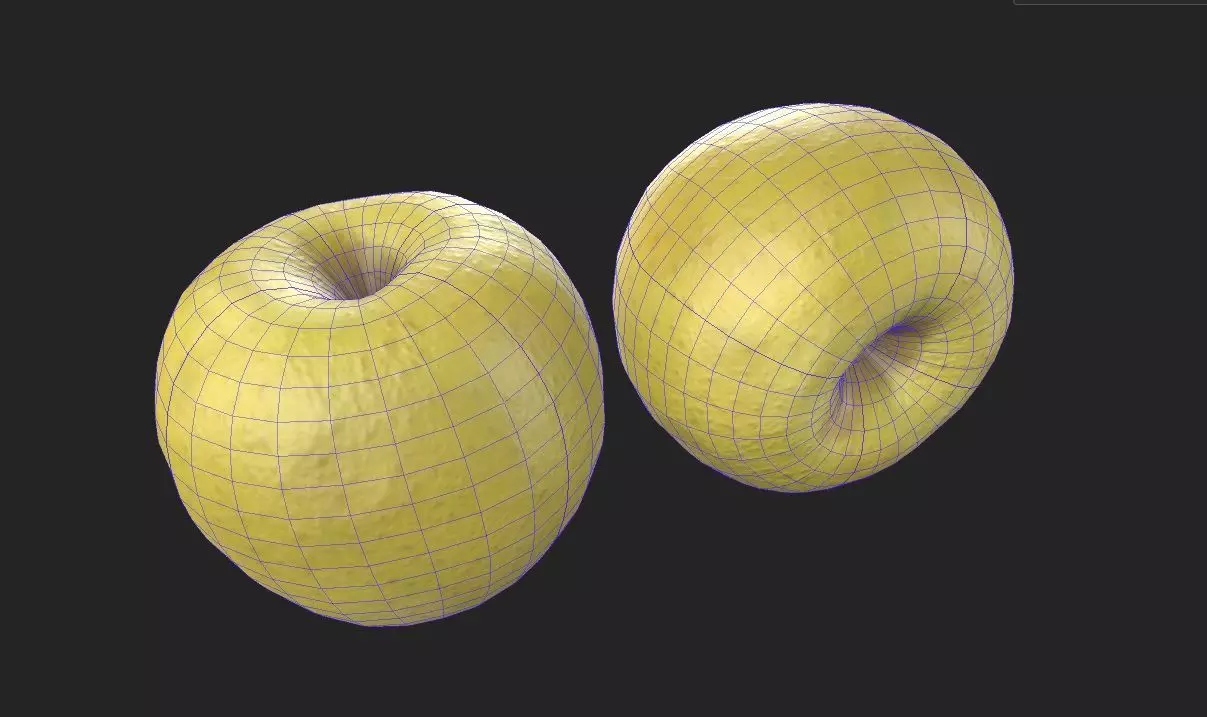 Apple M03 Low-poly 3D model_1