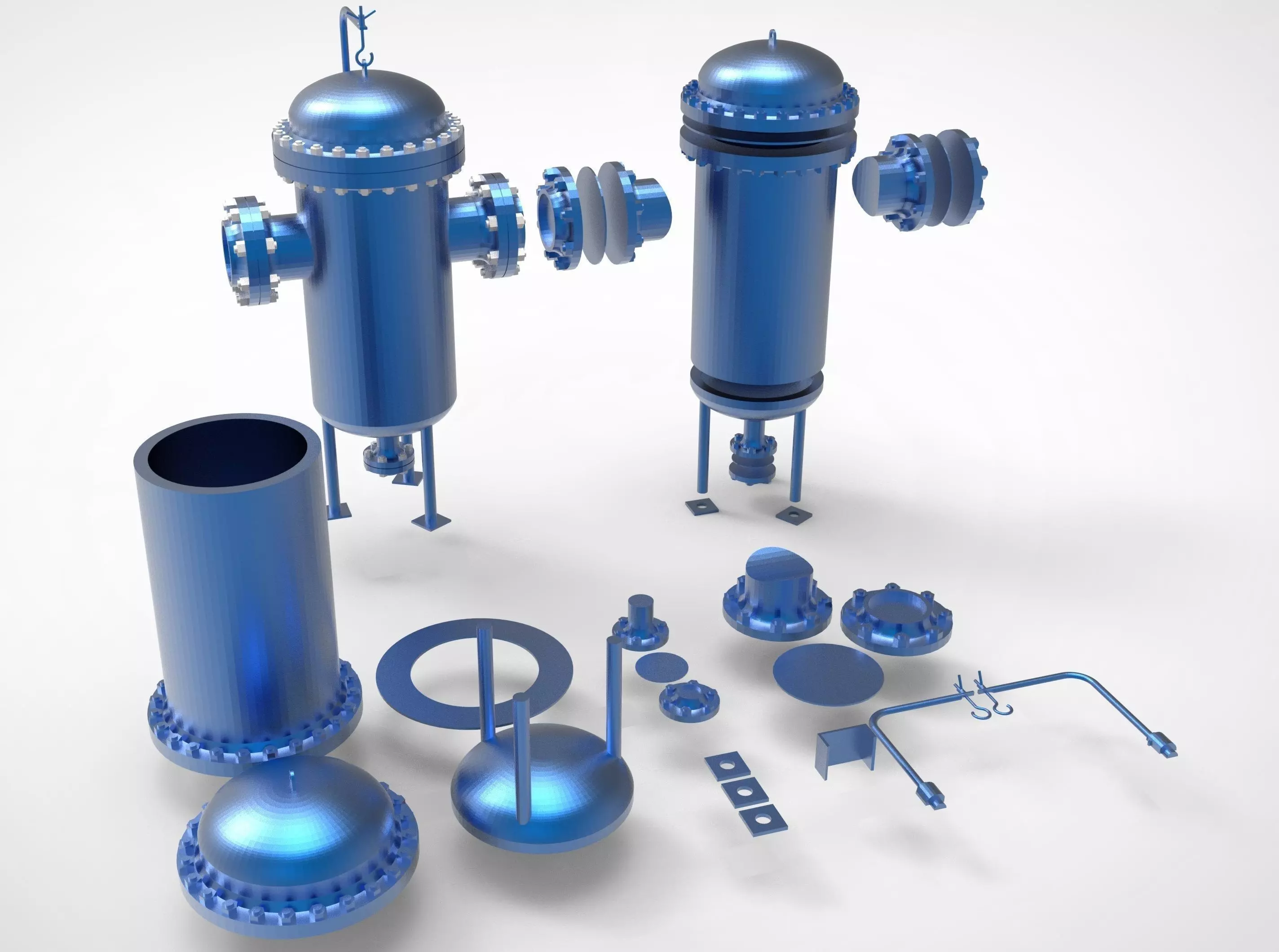 Water purification Filter scale model 3D print model