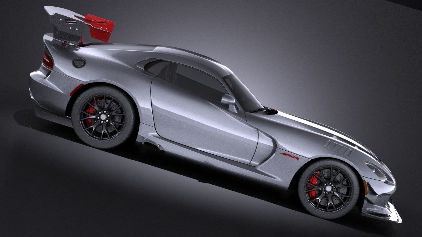 Dodge Viper ACR 2016 VRAY 3D model_6