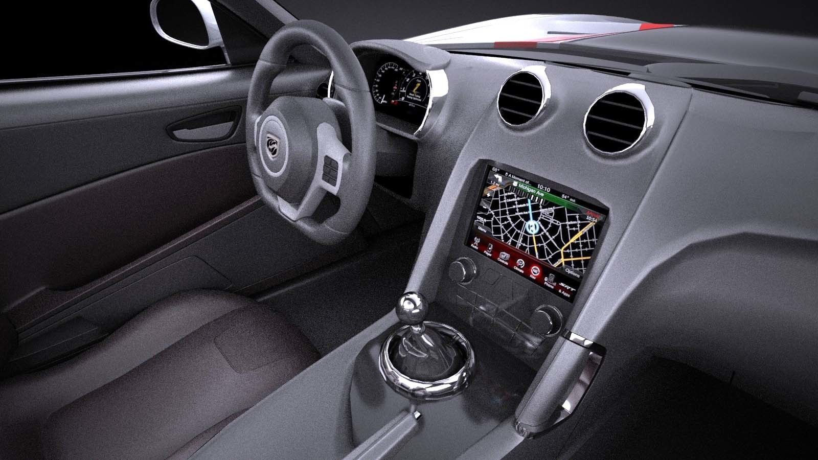 Dodge Viper ACR 2016 VRAY 3D model_14