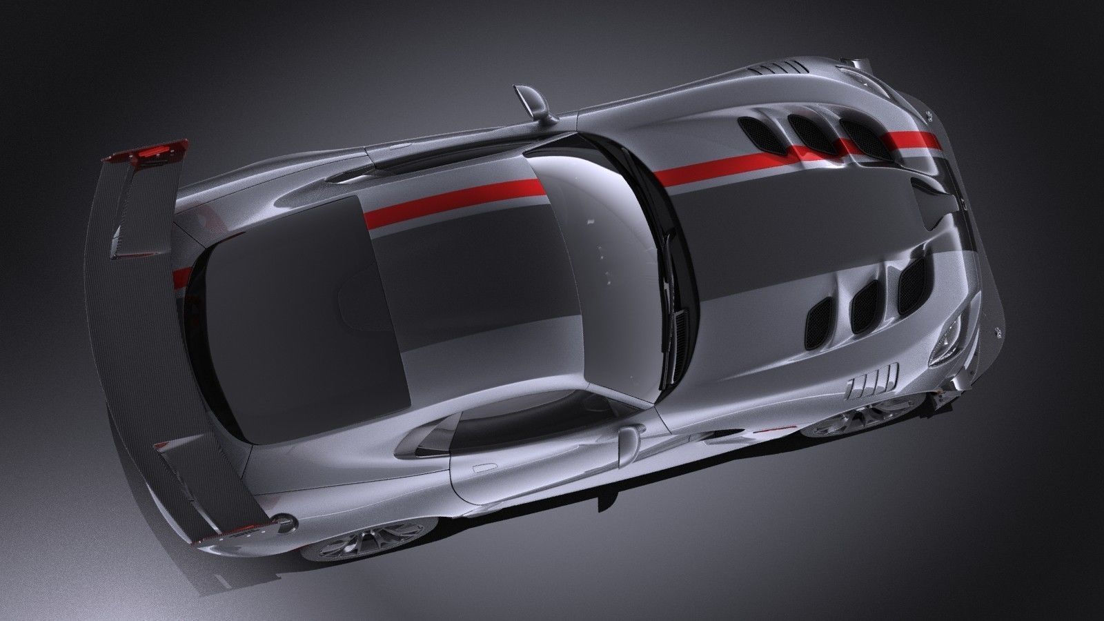 Dodge Viper ACR 2016 VRAY 3D model_7
