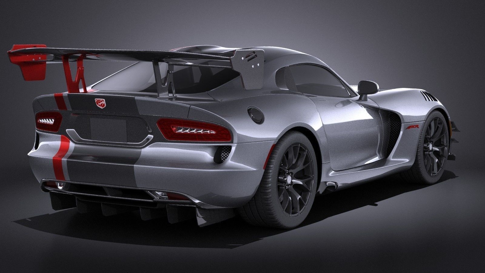 Dodge Viper ACR 2016 VRAY 3D model_5