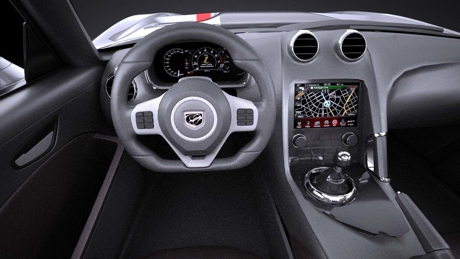 Dodge Viper ACR 2016 VRAY 3D model_15