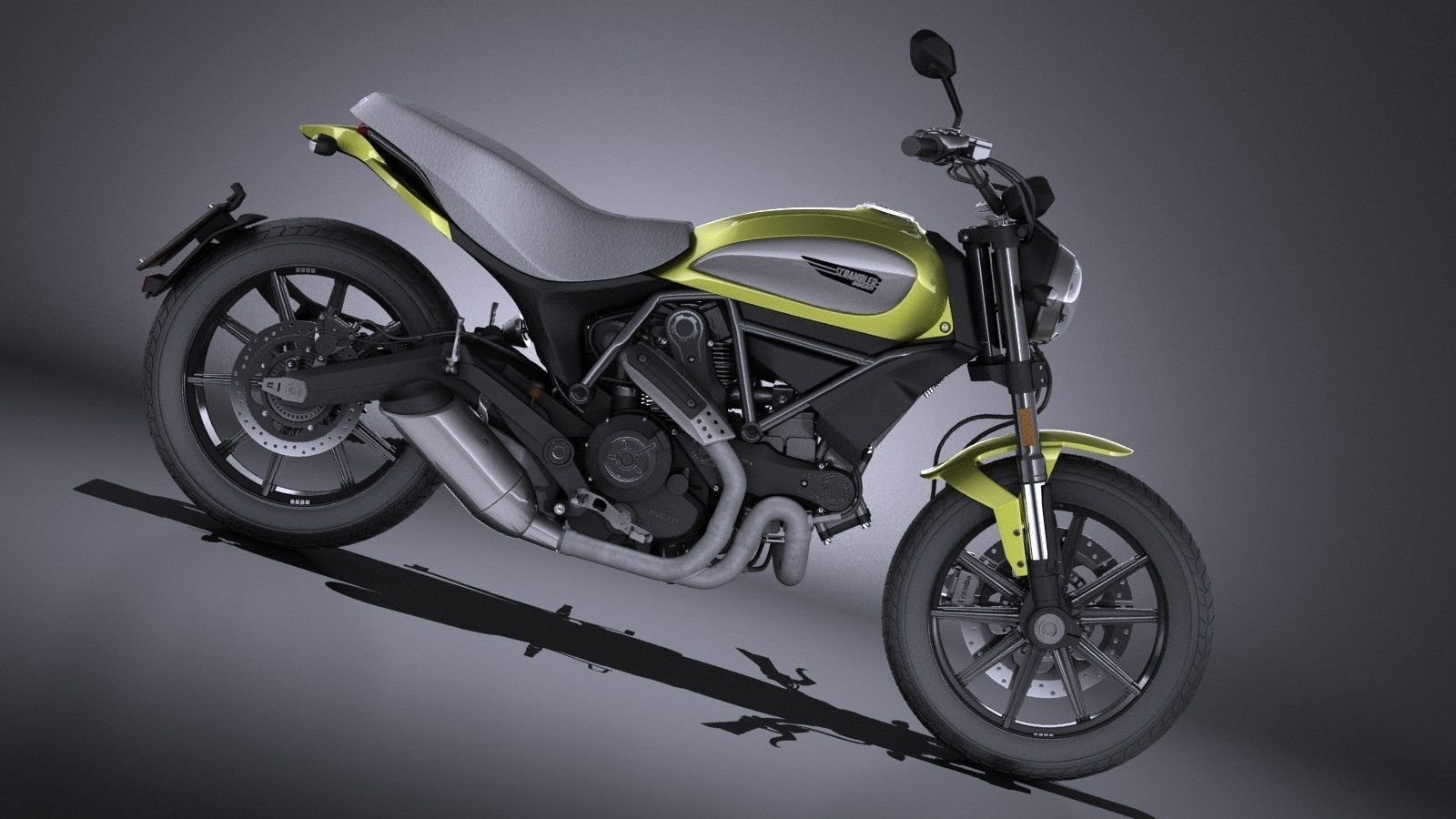 Ducati Scrambler Icon 2015 VRAY 3D model_6