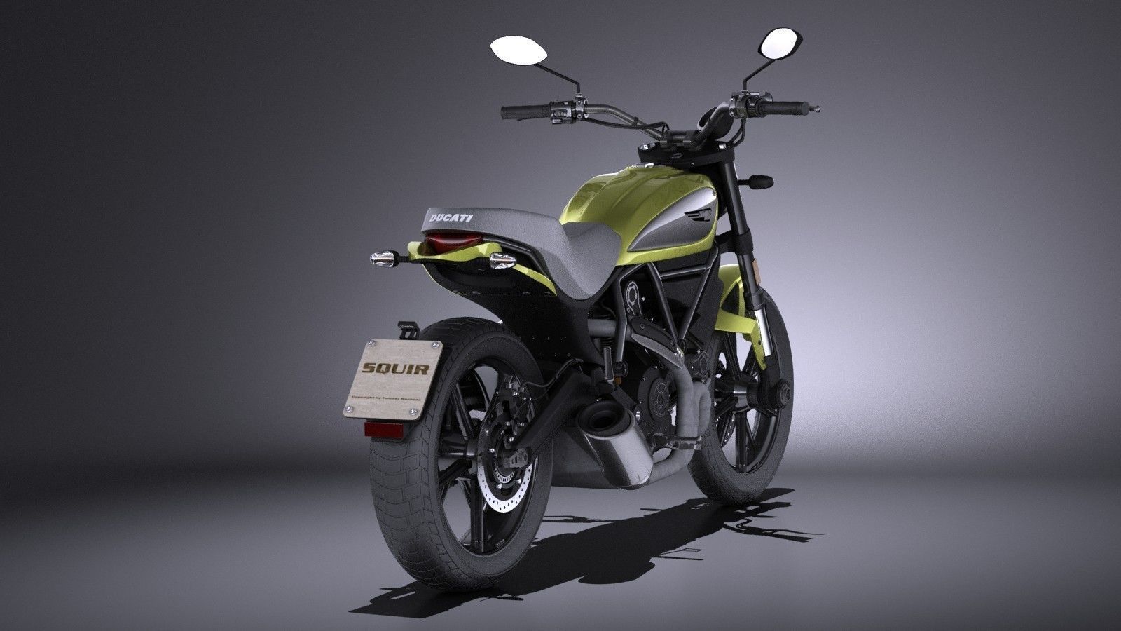 Ducati Scrambler Icon 2015 VRAY 3D model_4